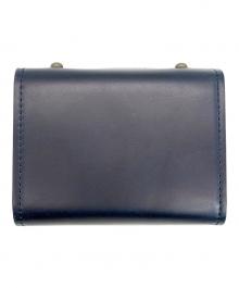 M+（エムピウ）の古着「millefoglieⅡ CORDOVAN27/エムピウ ミッレフォッリエ ツー コードバン ニジュウナナ」｜ネイビー×ナチュラル