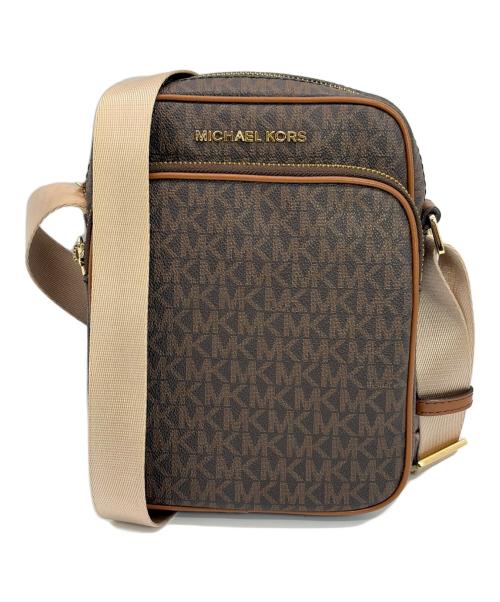 MICHAEL KORS（マイケルコース）MICHAEL KORS (マイケルコース) ジェットセットトラベル ショルダーバッグ ブラウンの古着・服飾アイテム