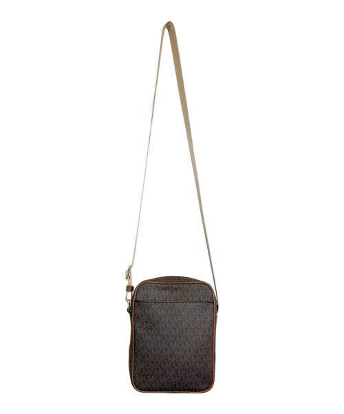 MICHAEL KORS（マイケルコース）MICHAEL KORS (マイケルコース) ジェットセットトラベル ショルダーバッグ ブラウンの古着・服飾アイテム