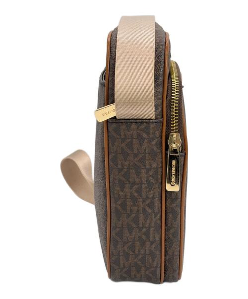 MICHAEL KORS（マイケルコース）MICHAEL KORS (マイケルコース) ジェットセットトラベル ショルダーバッグ ブラウンの古着・服飾アイテム