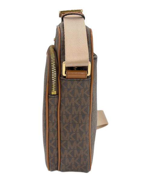 MICHAEL KORS（マイケルコース）MICHAEL KORS (マイケルコース) ジェットセットトラベル ショルダーバッグ ブラウンの古着・服飾アイテム