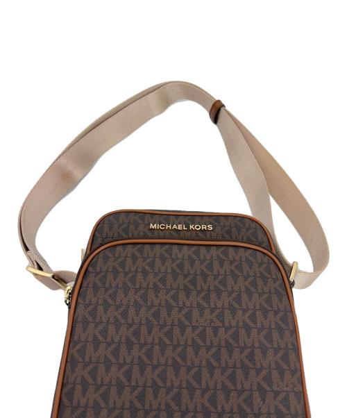 MICHAEL KORS（マイケルコース）MICHAEL KORS (マイケルコース) ジェットセットトラベル ショルダーバッグ ブラウンの古着・服飾アイテム
