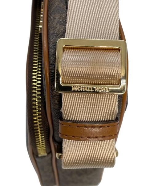 MICHAEL KORS（マイケルコース）MICHAEL KORS (マイケルコース) ジェットセットトラベル ショルダーバッグ ブラウンの古着・服飾アイテム