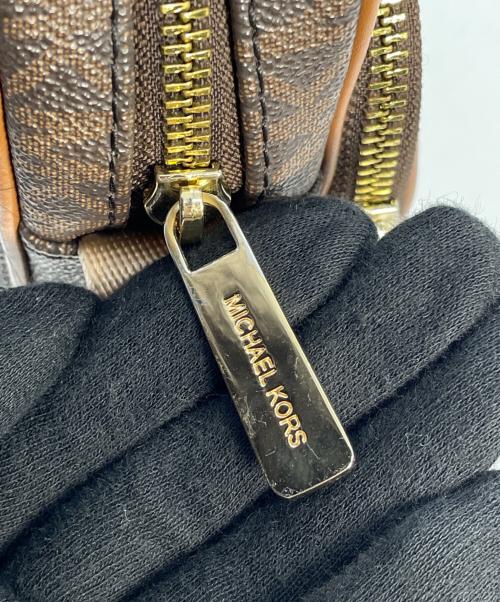 MICHAEL KORS（マイケルコース）MICHAEL KORS (マイケルコース) ジェットセットトラベル ショルダーバッグ ブラウンの古着・服飾アイテム