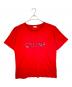 CELINE（セリーヌ）の古着「アーティストスタッズプリントTシャツ」｜レッド