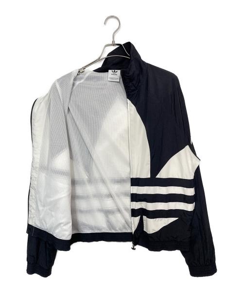 adidas Originals（アディダスオリジナル）adidas originals (アディダスオリジナル) Big Trefoil Training Jacket/ビッグ・トレフォイル・トレーニング・ジャケット ブラック×ホワイト サイズ:Lの古着・服飾アイテム