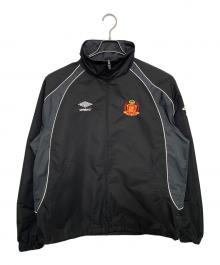 UMBRO×9090（アンブロ×9090）の古着「Emblem Nylon Jacket/エンブレム ナイロン ジャケット」｜ブラック