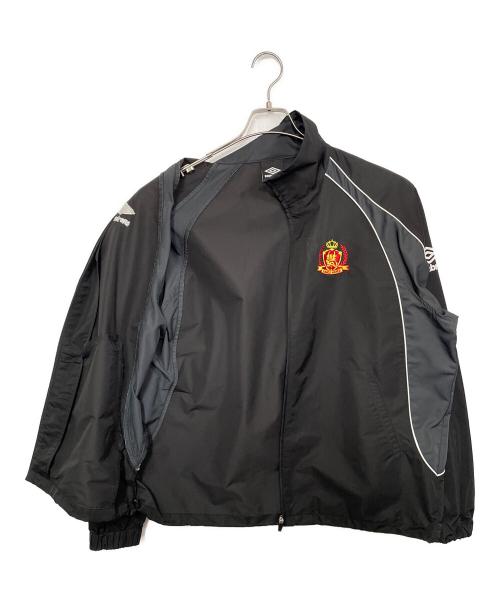 UMBRO（アンブロ）UMBRO (アンブロ) 9090 (9090) Emblem Nylon Jacket/エンブレム ナイロン ジャケット ブラック サイズ:XLの古着・服飾アイテム