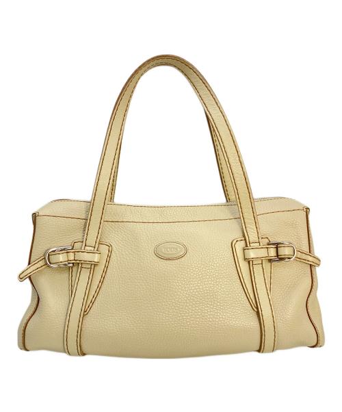 TOD'S（トッズ）TOD'S (トッズ) ハンドバッグ ベージュの古着・服飾アイテム