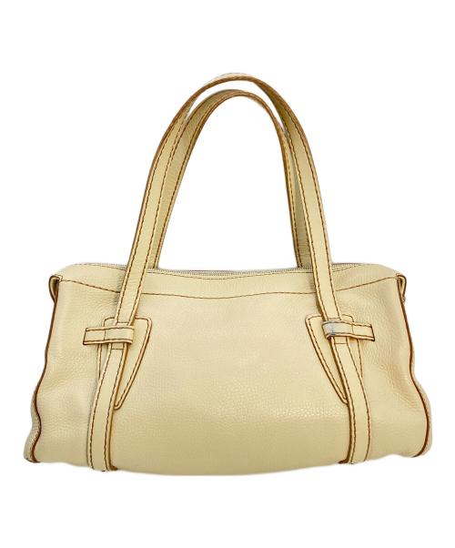 TOD'S（トッズ）TOD'S (トッズ) ハンドバッグ ベージュの古着・服飾アイテム