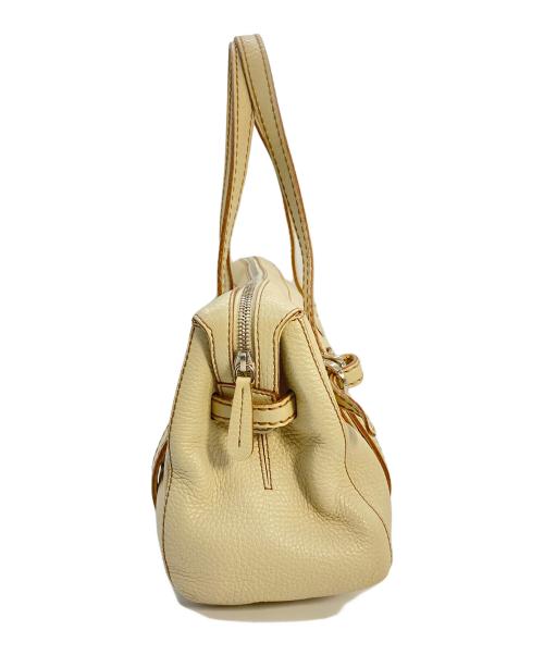 TOD'S（トッズ）TOD'S (トッズ) ハンドバッグ ベージュの古着・服飾アイテム