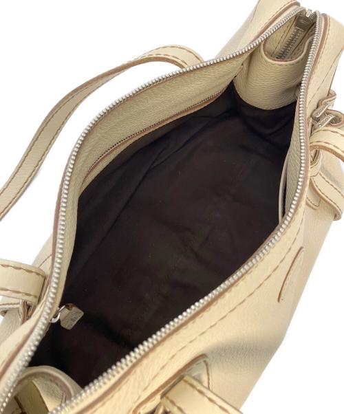 TOD'S（トッズ）TOD'S (トッズ) ハンドバッグ ベージュの古着・服飾アイテム