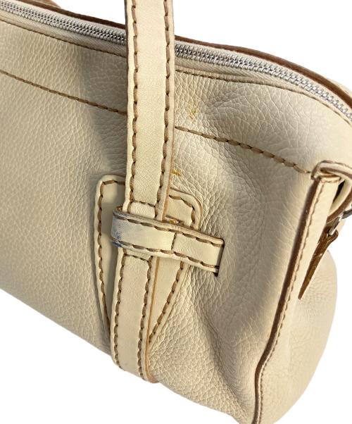 TOD'S（トッズ）TOD'S (トッズ) ハンドバッグ ベージュの古着・服飾アイテム