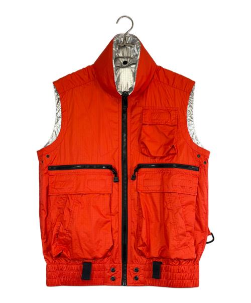 DIESEL（ディーゼル）DIESEL (ディーゼル) リバーシブルベスト オレンジ サイズ:SIZE S 未使用品の古着・服飾アイテム