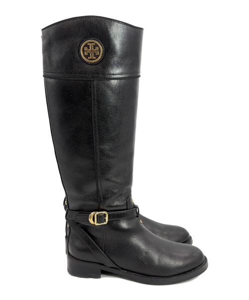TORY BURCH（トリーバーチ）TORY BURCH (トリーバーチ) ロングブーツ ブラック サイズ:7.5M(24.5cm）の古着・服飾アイテム