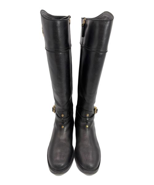 TORY BURCH（トリーバーチ）TORY BURCH (トリーバーチ) ロングブーツ ブラック サイズ:7.5M(24.5cm）の古着・服飾アイテム