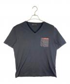 PRADAプラダ）の古着「半袖Tシャツ」｜ブラック