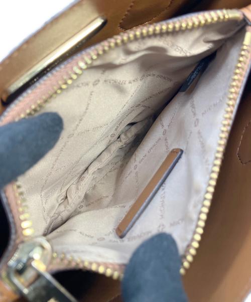 MICHAEL KORS（マイケルコース）MICHAEL KORS (マイケルコース) 2WAYバッグ ブラウンの古着・服飾アイテム