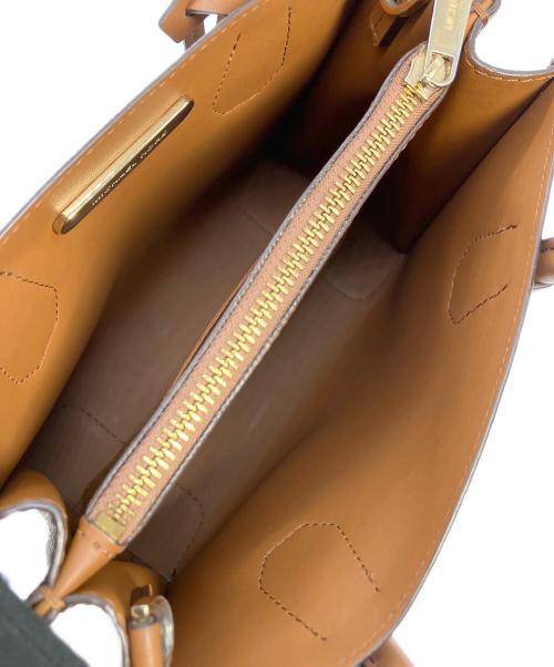 MICHAEL KORS（マイケルコース）MICHAEL KORS (マイケルコース) 2WAYバッグ ブラウンの古着・服飾アイテム