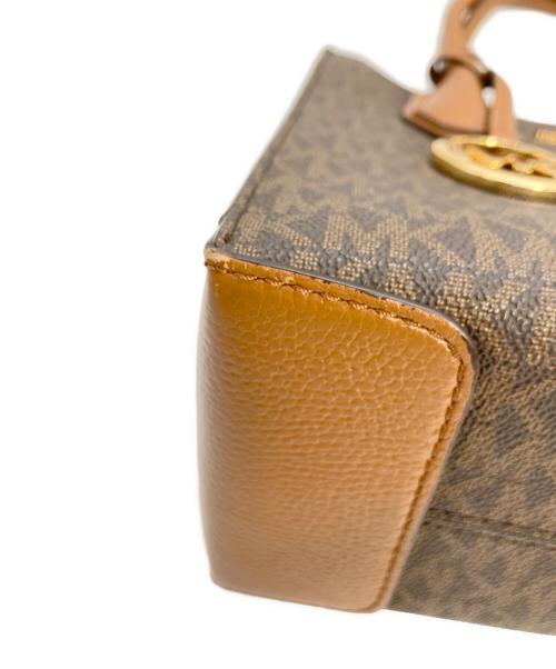 MICHAEL KORS（マイケルコース）MICHAEL KORS (マイケルコース) 2WAYバッグ ブラウンの古着・服飾アイテム