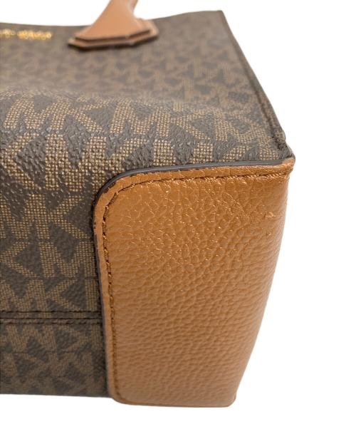 MICHAEL KORS（マイケルコース）MICHAEL KORS (マイケルコース) 2WAYバッグ ブラウンの古着・服飾アイテム