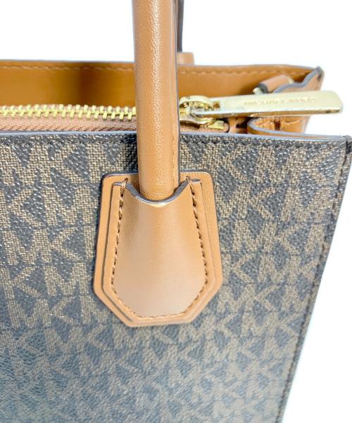 MICHAEL KORS（マイケルコース）MICHAEL KORS (マイケルコース) 2WAYバッグ ブラウンの古着・服飾アイテム