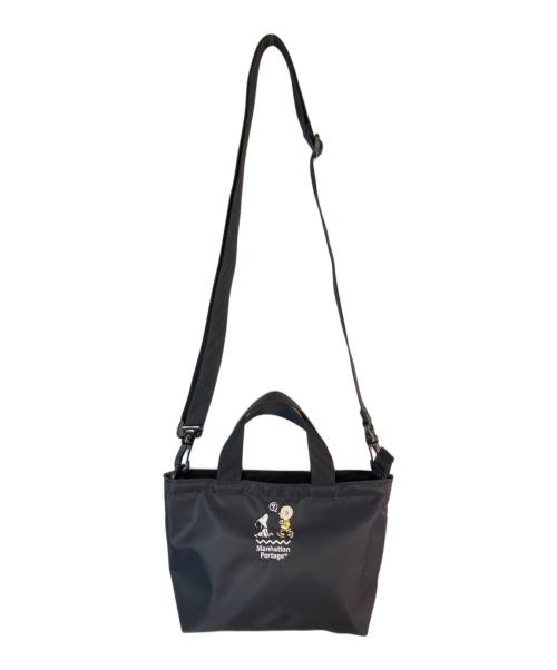 Manhattan Portage（マンハッタンポーテージ）Manhattan Portage (マンハッタンポーテージ) PEANUTS (ピーナッツ) ミニトートバッグ ブラックの古着・服飾アイテム