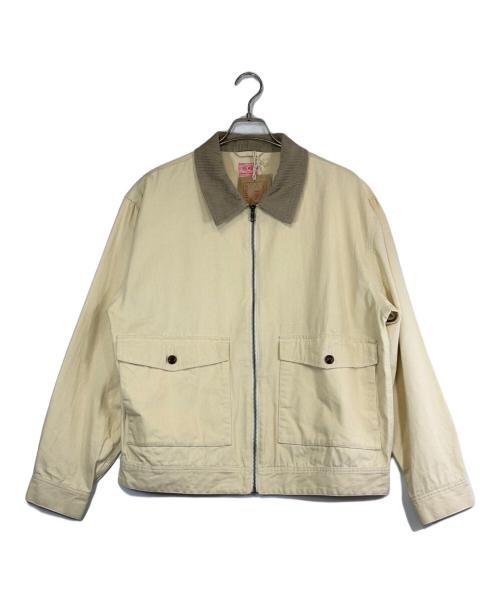 BIG MIKE（ビックマイク）BIG MIKE (ビックマイク) Washed Duck Tracker Jacket ナチュラル サイズ:SIZE XLの古着・服飾アイテム