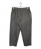 BIG MIKEビックマイク）の古着「Front Stitch Chambray Easy Pants/フロント ステッチ シャンブレー イージー パンツ」｜ブラック