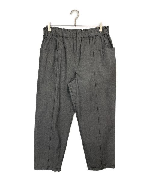 BIG MIKE（ビックマイク）BIG MIKE (ビックマイク) Front Stitch Chambray Easy Pants/フロント ステッチ シャンブレー イージー パンツ ブラック サイズ:L 未使用品の古着・服飾アイテム