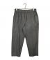 BIG MIKE（ビックマイク）の古着「Front Stitch Chambray Easy Pants/フロント ステッチ シャンブレー イージー パンツ」｜ブラック