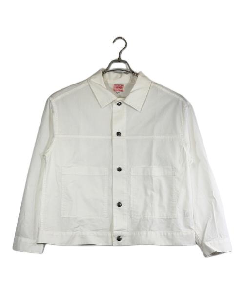 BIG MIKE（ビックマイク）BIG MIKE (ビックマイク) Chambray Short Jacket ホワイト サイズ:SIZE Lの古着・服飾アイテム