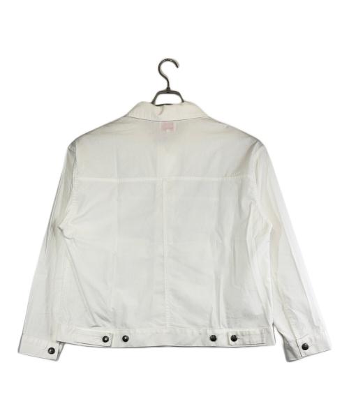 BIG MIKE（ビックマイク）BIG MIKE (ビックマイク) Chambray Short Jacket ホワイト サイズ:SIZE Lの古着・服飾アイテム
