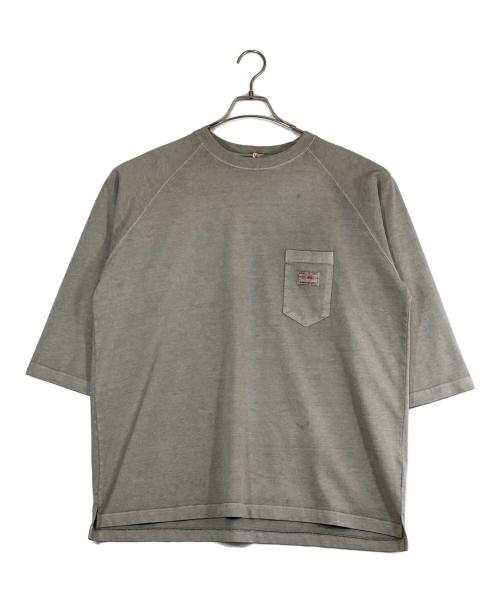 BIG MIKE（ビックマイク）BIG MIKE (ビックマイク) 長袖カットソー グレー サイズ:SIZE Lの古着・服飾アイテム
