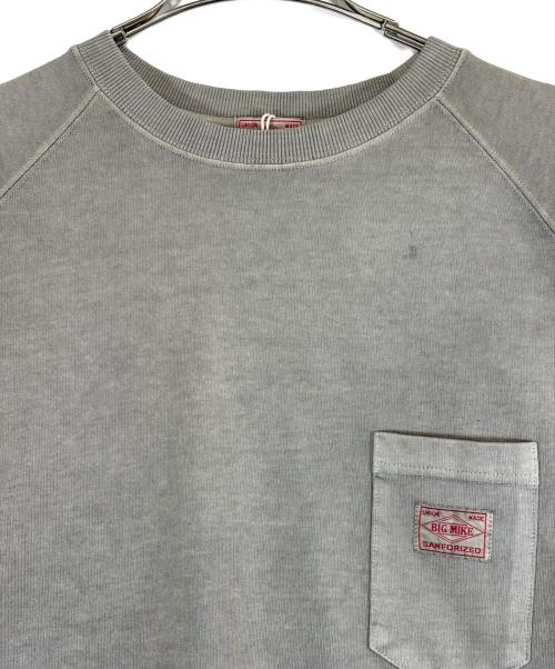 BIG MIKE（ビックマイク）BIG MIKE (ビックマイク) 長袖カットソー グレー サイズ:SIZE Lの古着・服飾アイテム