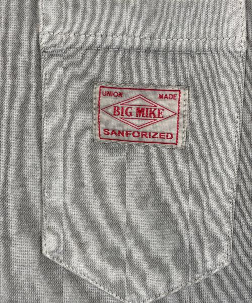 BIG MIKE（ビックマイク）BIG MIKE (ビックマイク) 長袖カットソー グレー サイズ:SIZE Lの古着・服飾アイテム