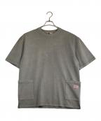 BIG MIKEビックマイク）の古着「Pigment Double Pocket S/S Tee」｜グレー