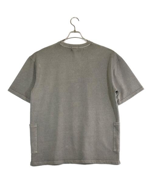 BIG MIKE（ビックマイク）BIG MIKE (ビックマイク) Pigment Double Pocket S/S Tee グレー サイズ:SIZE Lの古着・服飾アイテム