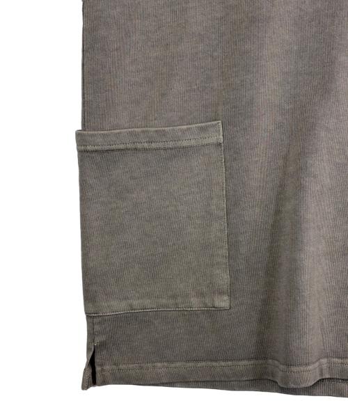 BIG MIKE（ビックマイク）BIG MIKE (ビックマイク) Pigment Double Pocket S/S Tee グレー サイズ:SIZE Lの古着・服飾アイテム