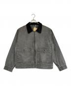 BIG MIKEビックマイク）の古着「Washed Duck Tracker Jacket」｜ブラック