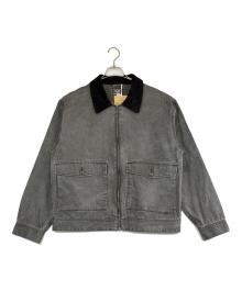 BIG MIKE（ビックマイク）の古着「Washed Duck Tracker Jacket」｜ブラック