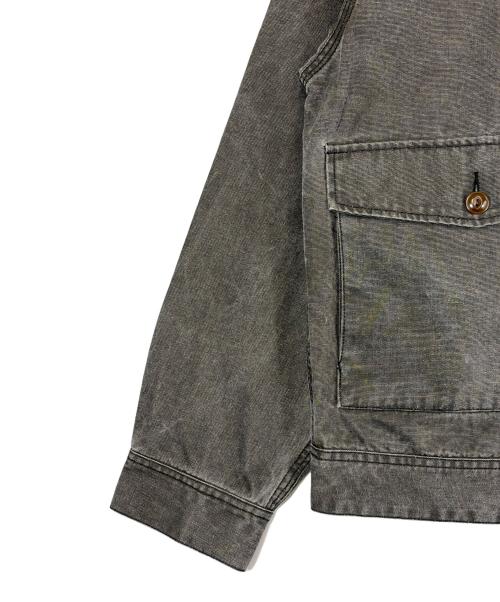 BIG MIKE（ビックマイク）BIG MIKE (ビックマイク) Washed Duck Tracker Jacket ブラック サイズ:SIZE XLの古着・服飾アイテム