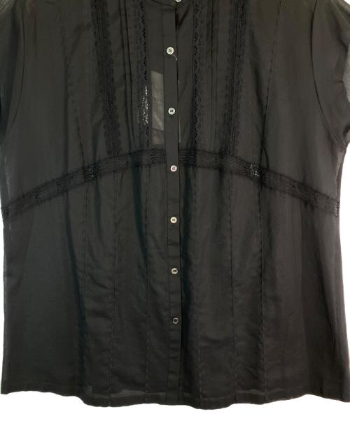 Spick and Span（スピック＆スパン）Spick and Span (スピック＆スパン) 半袖ブラウス ブラック サイズ:SIZE Free 未使用品の古着・服飾アイテム