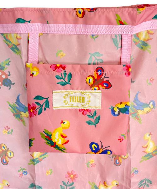 FEILER（フェイラー）FEILER (フェイラー) エコバッグ ピンクの古着・服飾アイテム