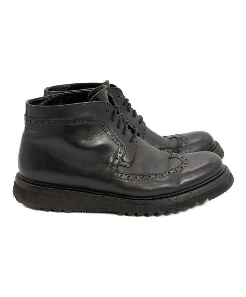 Dior（ディオール）DIOR (ディオール) カントリーブーツ ブラック サイズ:SIZE 41（26cm）の古着・服飾アイテム