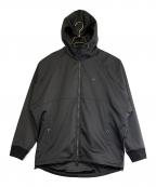1piu1uguale3ウノピュウノウグァーレトレ）の古着「113 SPORT HYBRID RELUX ZIP PARKA」｜ブラック