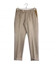 1piu1uguale3（ウノピュウノウグァーレトレ）の古着「GRANVIA TAILORED PANTS」｜ベージュ