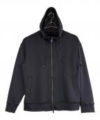 1piu1uguale3ウノピュウノウグァーレトレ）の古着「GRANVIA NECK ZIP PARKA」｜ブラック