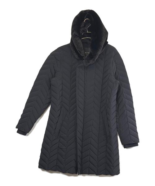 1piu1uguale3（ウノピュウノウグァーレトレ）1piu1uguale3 (ウノピュウノウグァーレトレ) 4WAY WRAP HOODED COAT ブラック サイズ:V（5）L 未使用品の古着・服飾アイテム