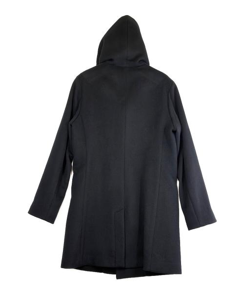 1piu1uguale3（ウノピュウノウグァーレトレ）1piu1uguale3 (ウノピュウノウグァーレトレ) WRAP HOODED COAT ブラック サイズ:III（3）Sの古着・服飾アイテム
